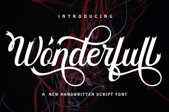 Wonderfull Font Poster 1