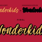Wonderkids Font Poster 3