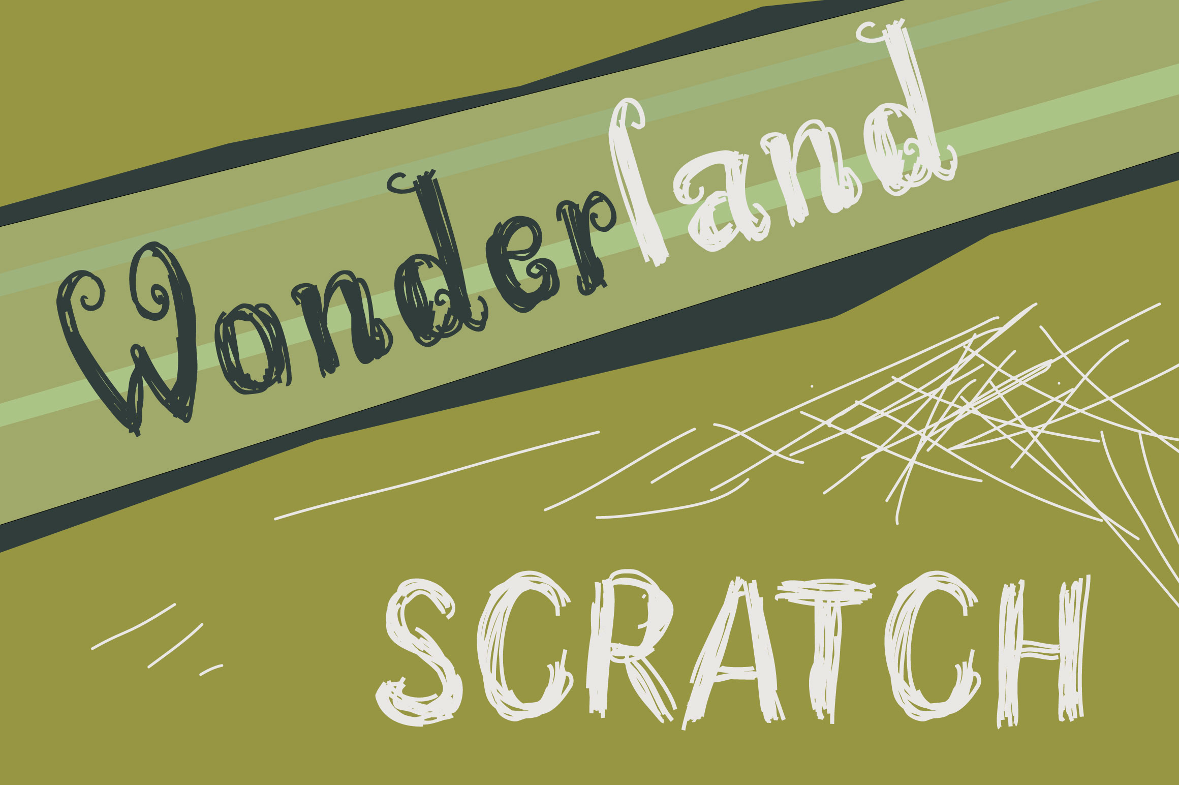 Wonderland Scratch Font