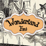 Wonderland Script Font Poster 1