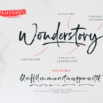 Wonderstory Font Poster 1