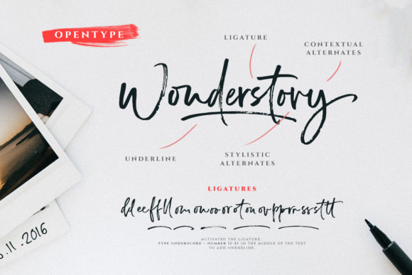 Wonderstory Font Poster 1
