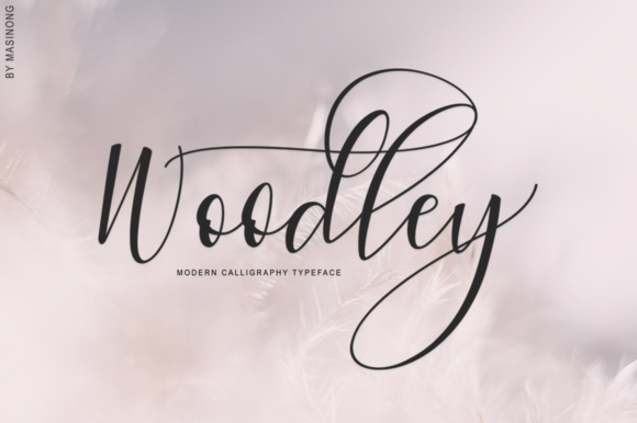 Woodley Font Poster 1