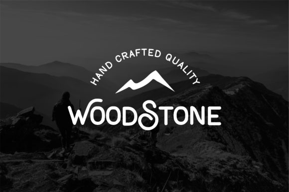 Woodstone Font Poster 1