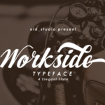 Workside Script Font Poster 1