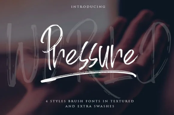 World Pressure Font World Pressure Font Poster 1