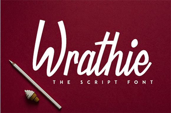 Wrathie Font Poster 1