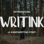 Writink Font Poster 1
