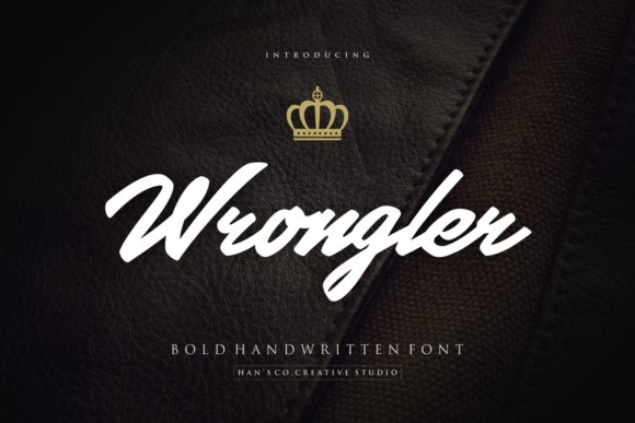 Wrongler Font Poster 1