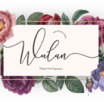 Wulan Script Font Poster 6