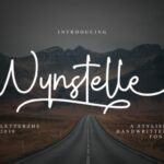 Wynstelle Script Font Poster 1