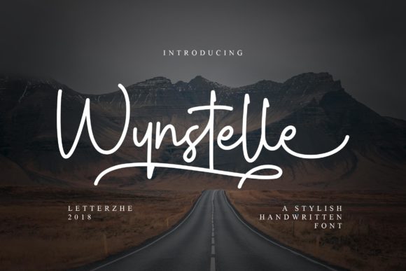 Wynstelle Script Font Poster 1