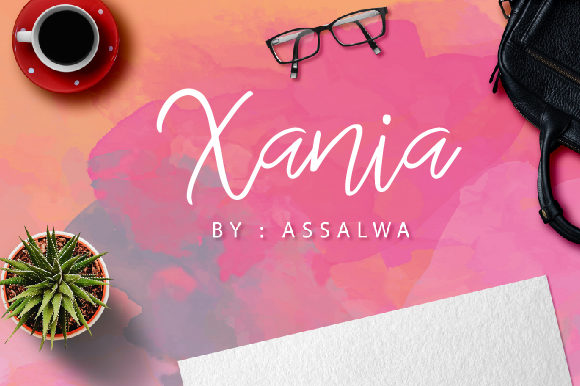 Xania Font Poster 1