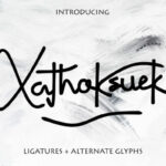 Xathoksuek Font Poster 1