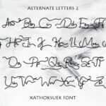 Xathoksuek Font Poster 6