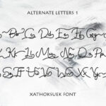 Xathoksuek Font Poster 7