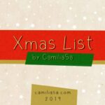 Xmas List Font Poster 1