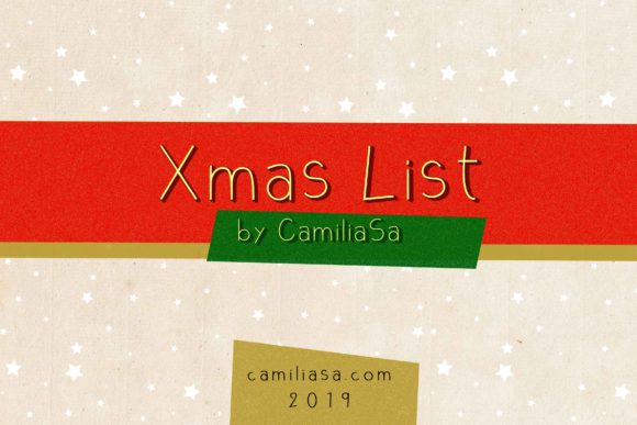 Xmas List Font