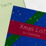 Xmas List Font Poster 3