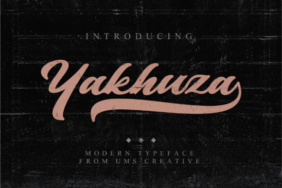 Yakhuza Font