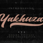 Yakhuza Font Poster 2