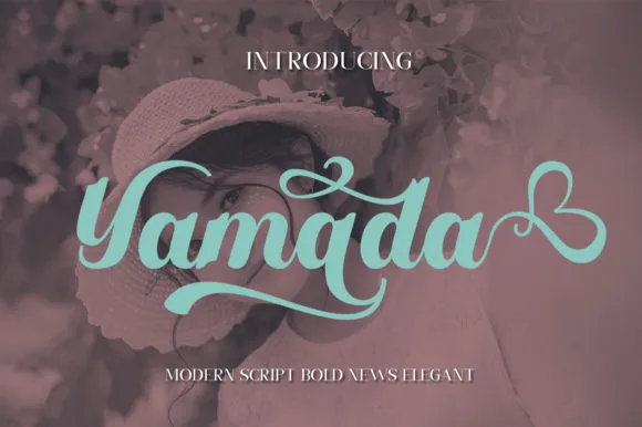 Yamada Font Yamada Font Poster 1