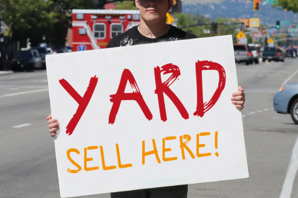 Yard Sell Font Poster 1