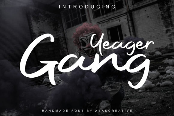 Yeager Gang Font Poster 1