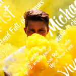 Yellow Ginger Font Poster 9
