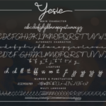 Yesie Script Font Poster 3