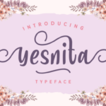 Yesnita Font Poster 1