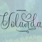 Yolanda Font Poster 1