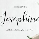 Yosephine Script Font Poster 1
