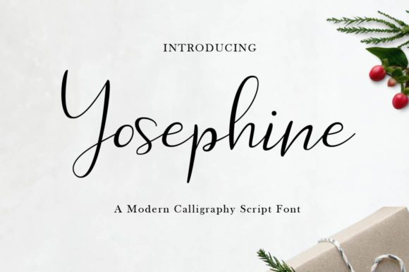 Yosephine Script Font Poster 1