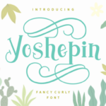 Yoshephin Font Poster 1