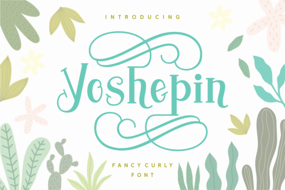 Yoshephin Font Poster 1