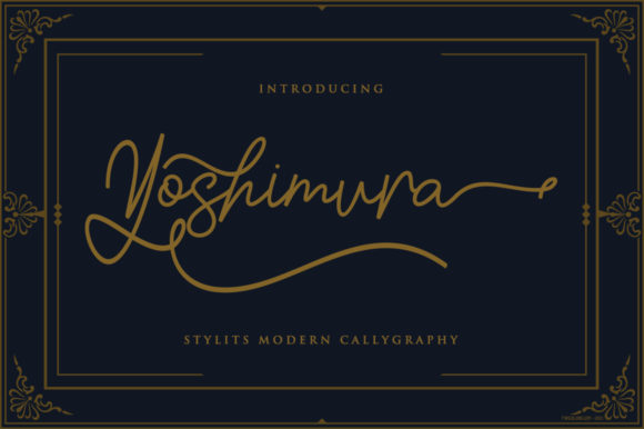 Yoshimura Font Poster 1