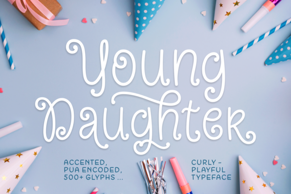 Young Daughter Font Young Daughter Font Poster 1