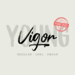 Young Vigor Duo Font Poster 1