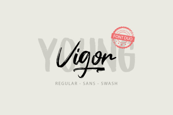 Young Vigor Duo Font Poster 1