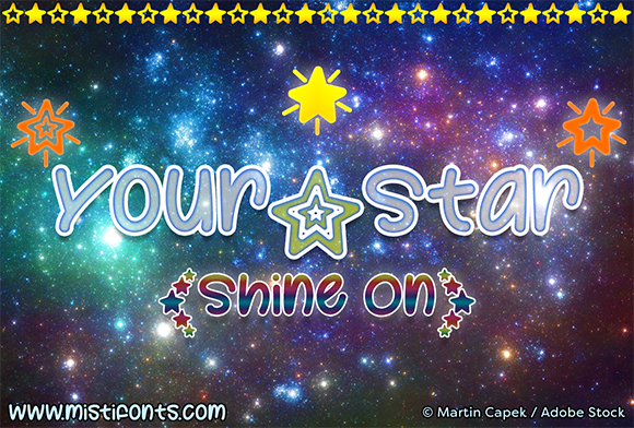 Your Star Font Poster 1