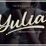 Yulia Font Poster 1