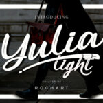 Yulia Light Font Poster 1