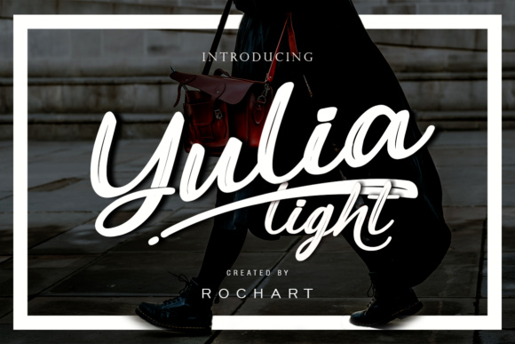 Yulia Light Font Poster 1