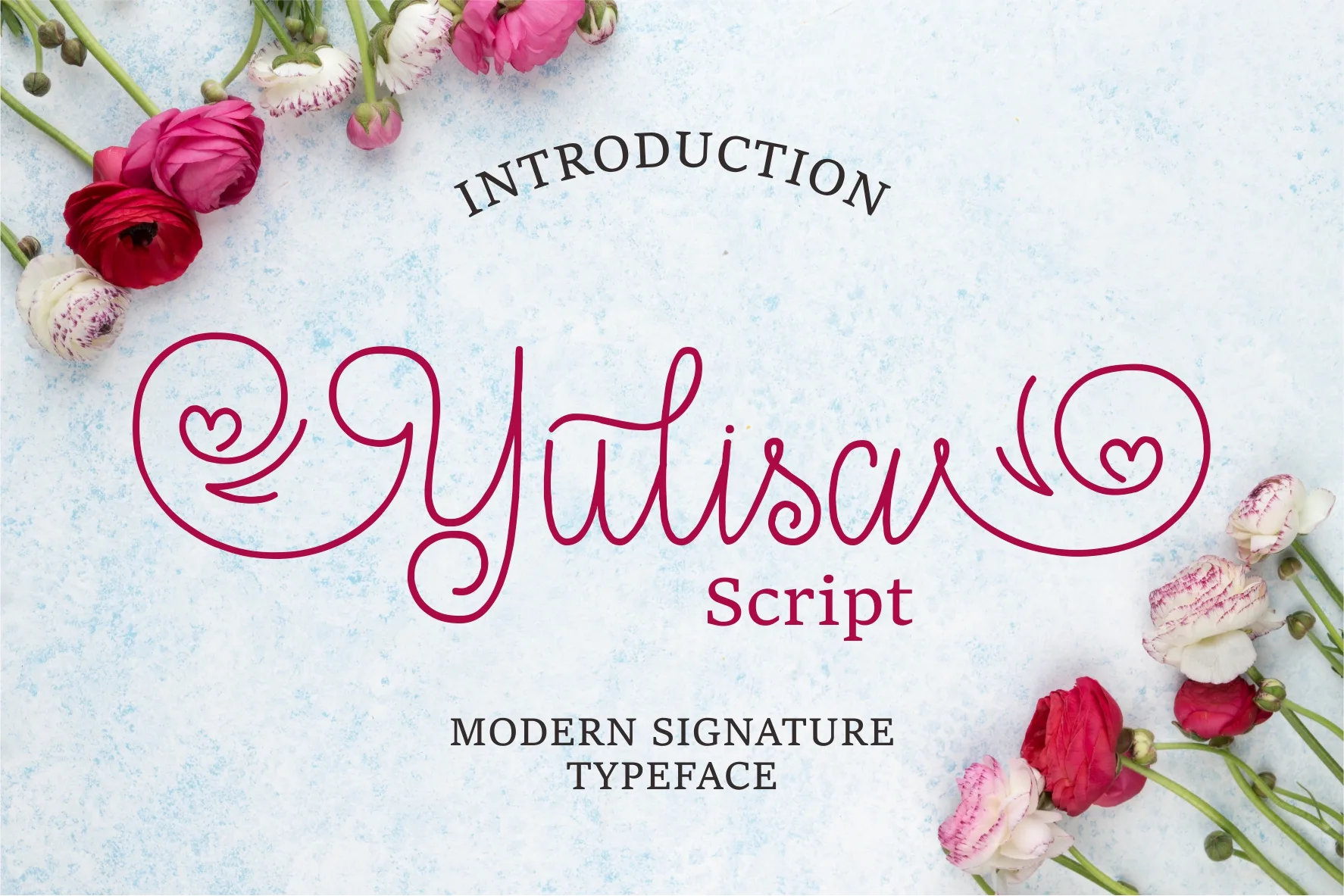 Yulisa Font Yulisa Font Poster 1