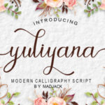 Yuliyana Script Font Poster 1