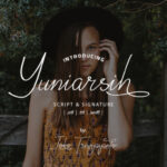 Yuniarsih Script Font Poster 1