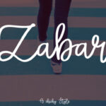 Zabar Font Poster 1