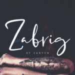 Zabrig Font Poster 1