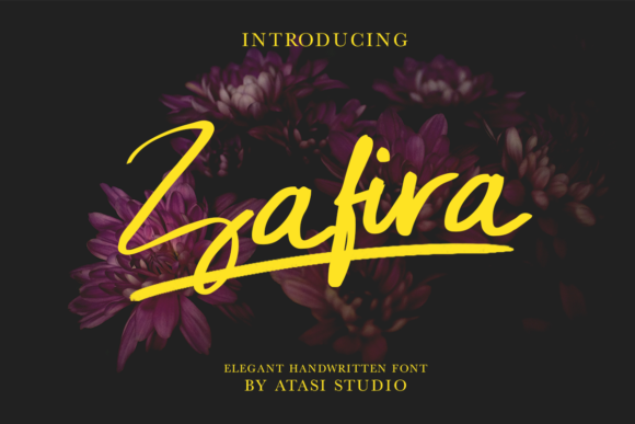 Zafira Font Poster 1